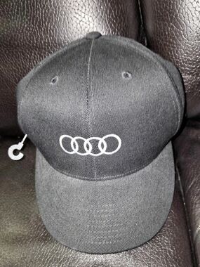 New Audi Black Four Rings Logo Baseball Cap